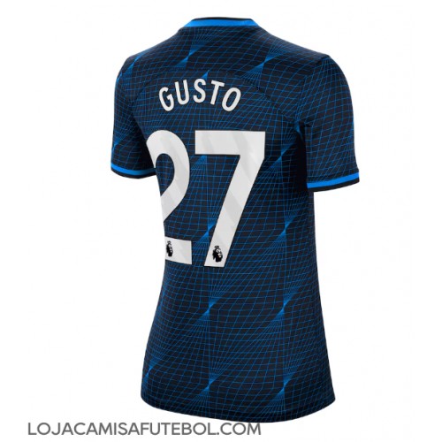 Camisa de Futebol Chelsea Malo Gusto #27 Equipamento Secundário Mulheres 2023-24 Manga Curta